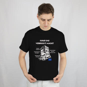T-Shirt Dieses Design ist eine Hommage an all jene, die sich nach mehr Selbstbestimmung sehnen und den Mut haben, unbequeme Fragen zu stellen. Zeige mit diesem Shirt, dass du dich nicht in ein Korsett aus Paragraphen zwängen lässt! Es ist die perfekte Wah