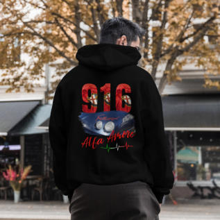 Hoodie Alfa Amore  für für alle Alfisti und Liebhaber des 916
